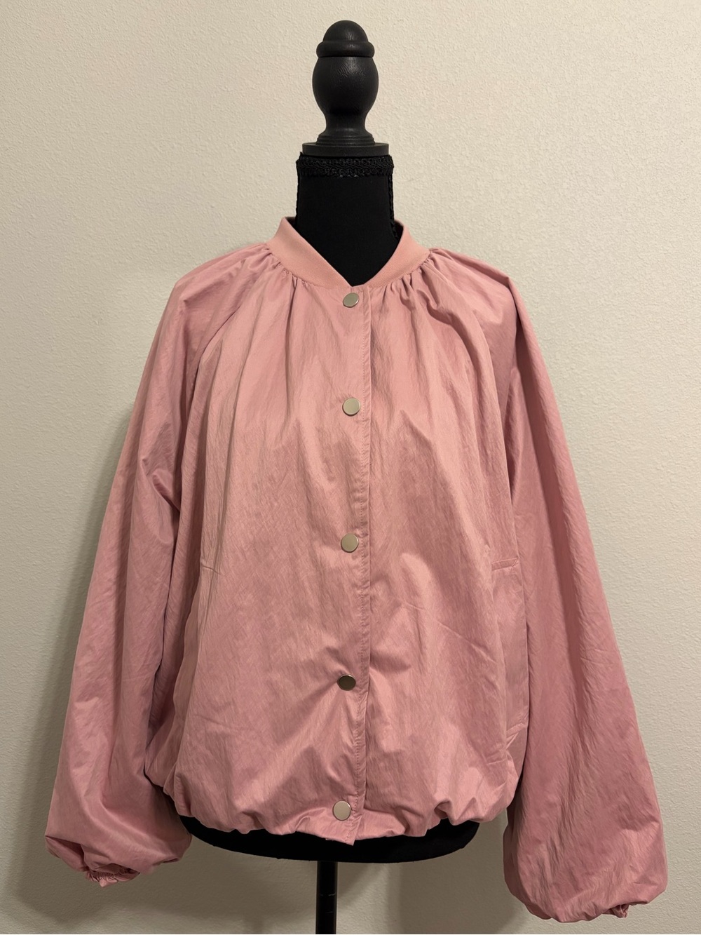 A New Day Blush Pink Lightweight Bomber Jacket Size L